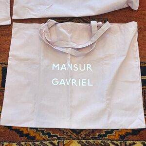 Mansur Gavriel Light Pink Tote Trio